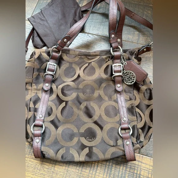 Coach Alexandra brown satchel bag - Picture 2 of 7